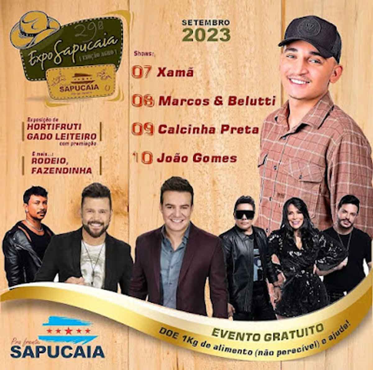 Programa O E Ingressos Para A Expo Sapucaia Ache Festas