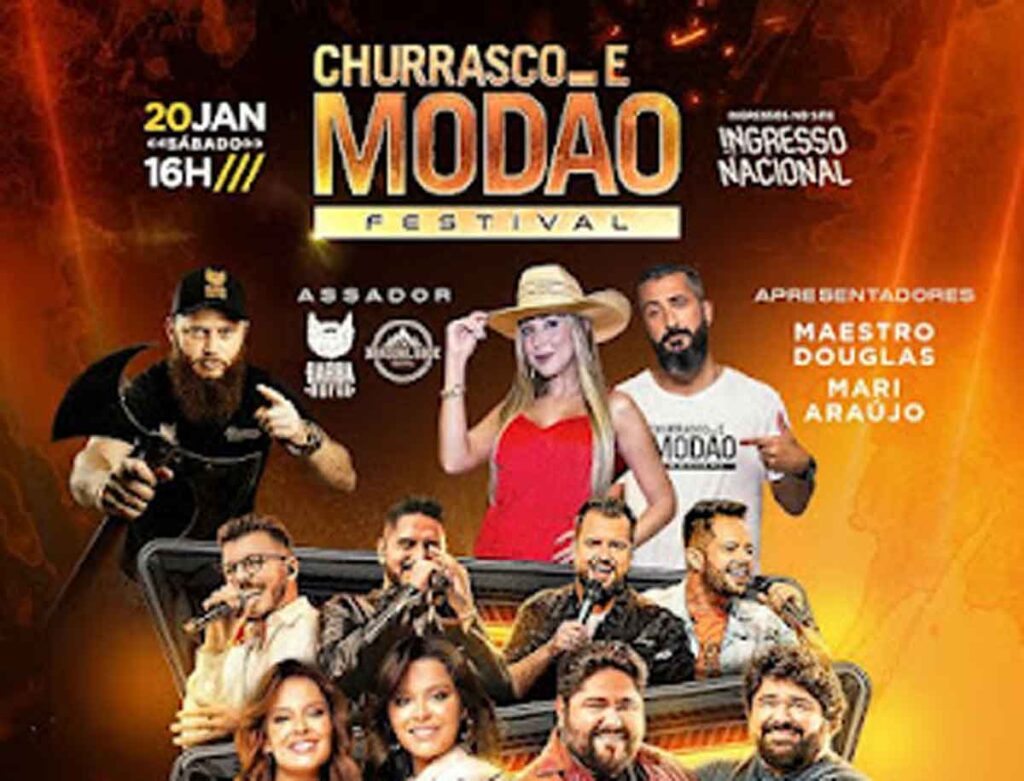 Programa O E Ingressos Para O Churrasco E Mod O Festival Em