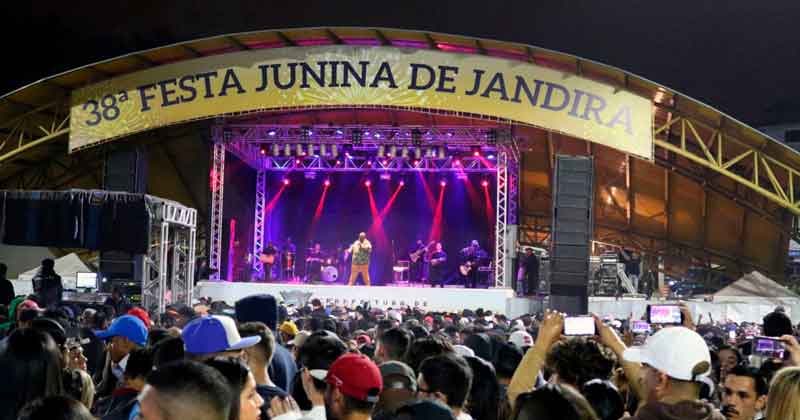 Programação da Festa Junina de Jandira 2019