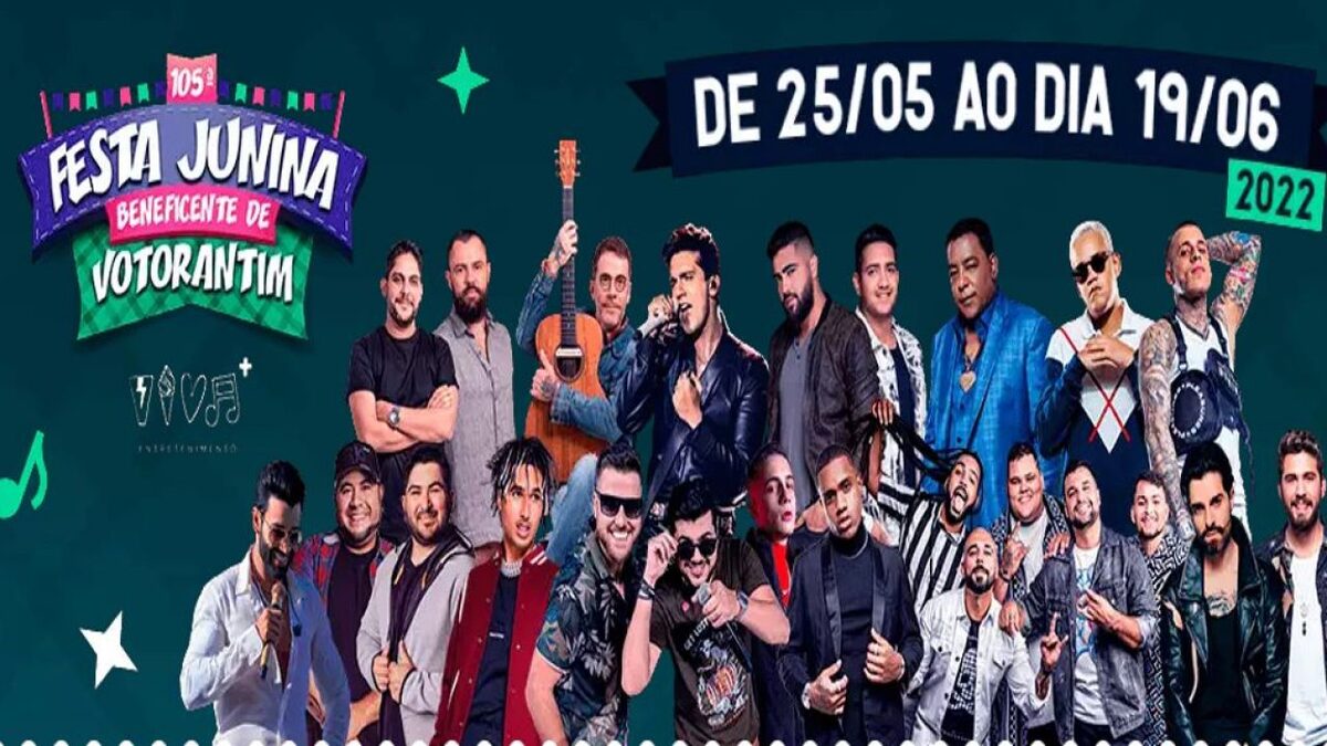 Programação da Festa Junina De Votorantim 2022 - Ache Festas