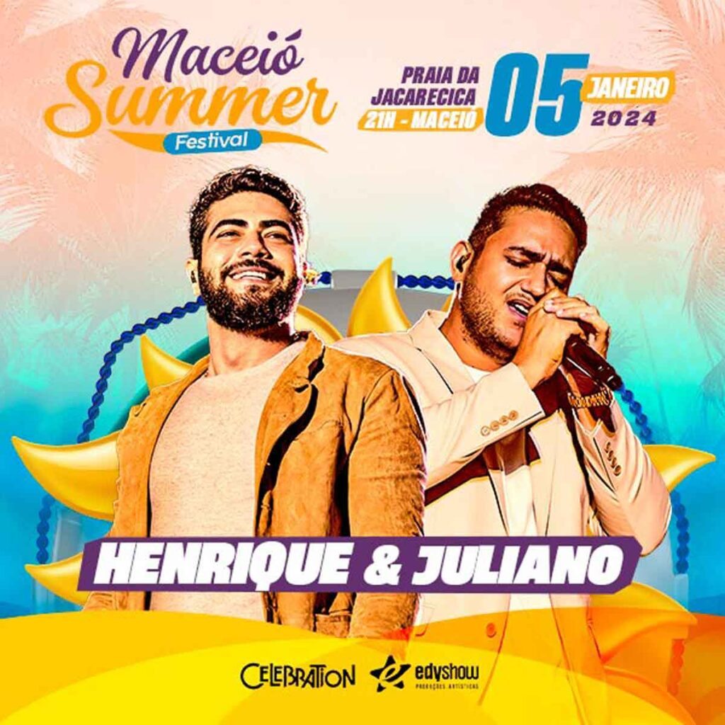 Programação e ingressos para o Maceió Summer Festival 2024 Ache Festas