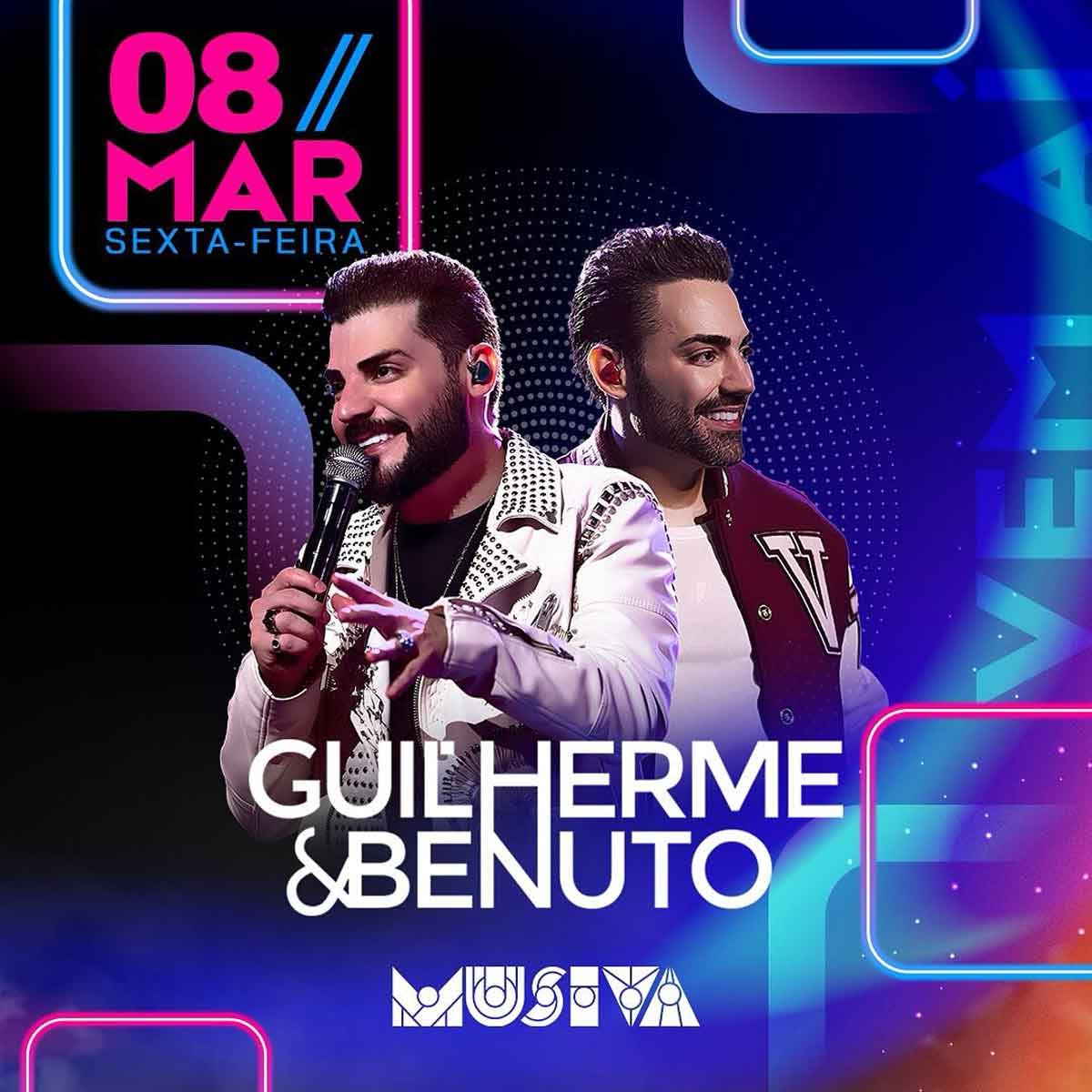 Guilherme e Benuto na Musiva em Cuiabá
