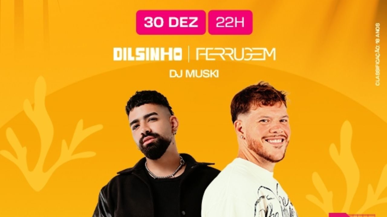 Verão Prime abre programação no Litoral Gaúcho com shows de Dilsinho e Ferrugem em Xangri-Lá